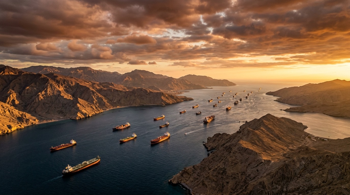 Geopolitical escalation and civilisational breakdown illustrated by dramatic global landscape